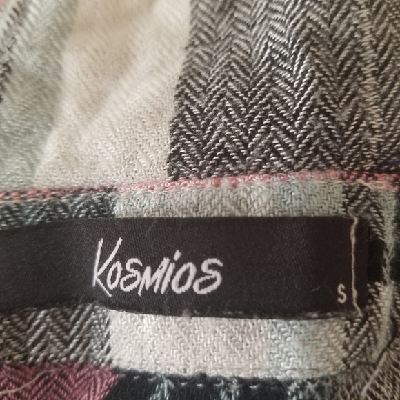 KOSMIOS Plaid Blouse - Picture 4 of 4